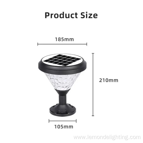 Landscape Fence Outdoor Waterproof Garden Led Solar Light